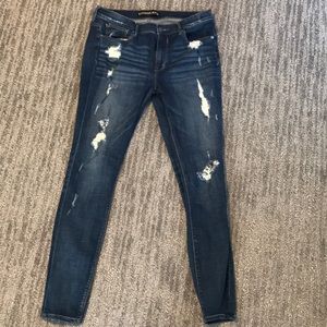 Express distressed jeans